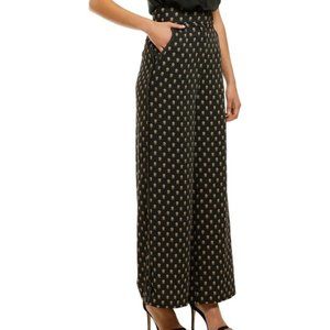 Anthro CMEO Palatial Pant Black Spliced Paisley 4